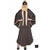 Kaftan Abaya - Brown and Beige   Kaftan Abaya - Brown and Beige
